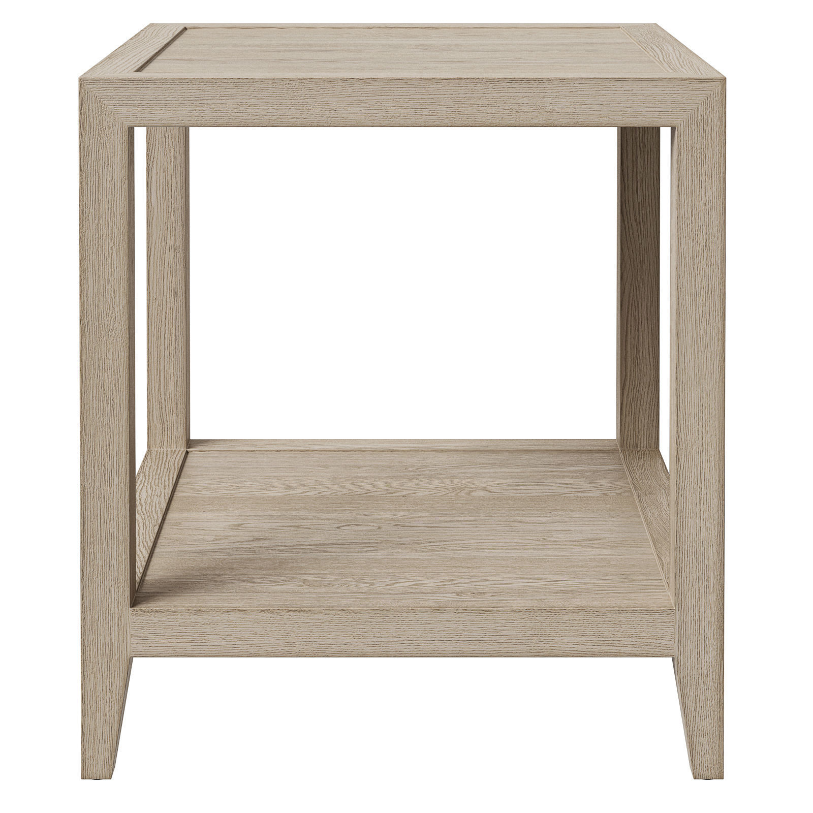 Restoration Hardware French Contemporary square side tables 3D model_3