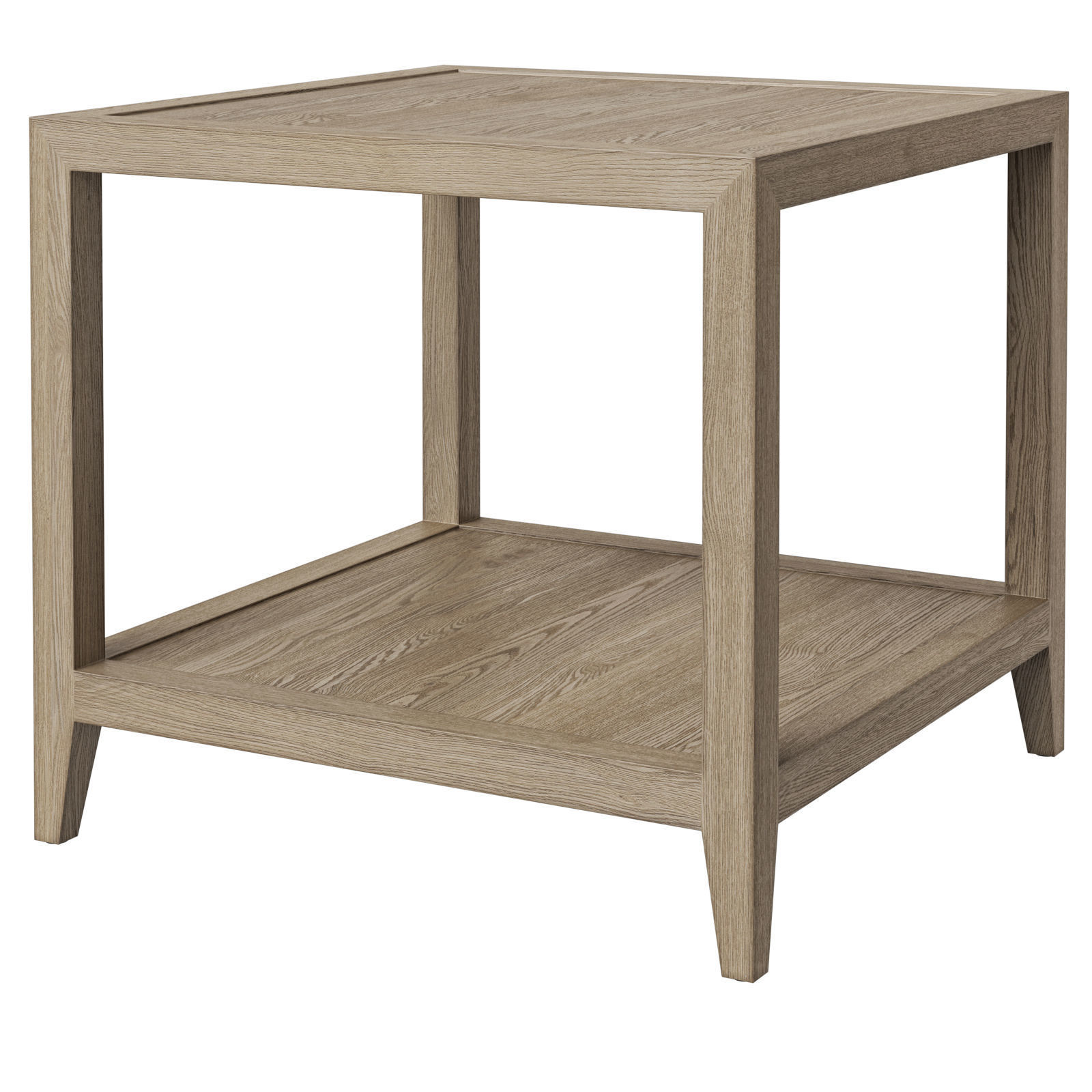 Restoration Hardware French Contemporary square side tables 3D model_5