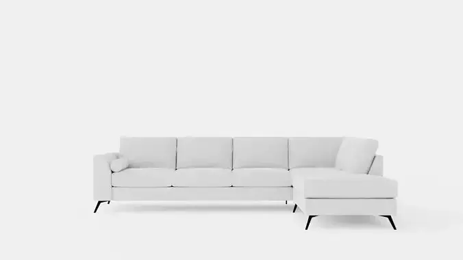 Ocean Luxury 4 Seater Sofa With Chaise Lounge Right