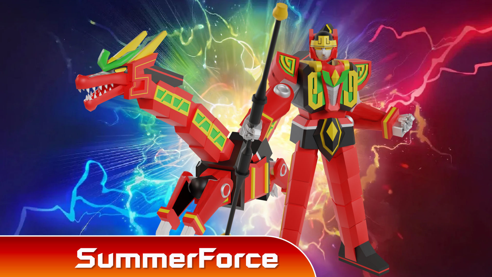 Thunderzord - Power Rangers 3D Model Collection_9