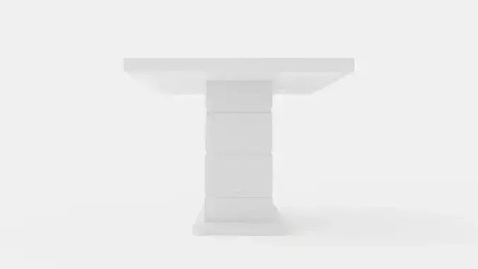Ratliff Extensionable Dining Table 160 Cm White