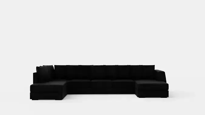 Optus U Sofa Large With Divanhoger Including Envelope Pads Sv