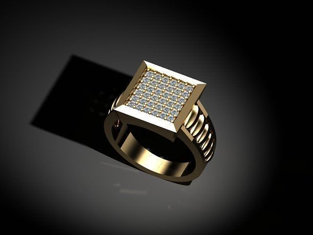 mens ring Free 3D print model