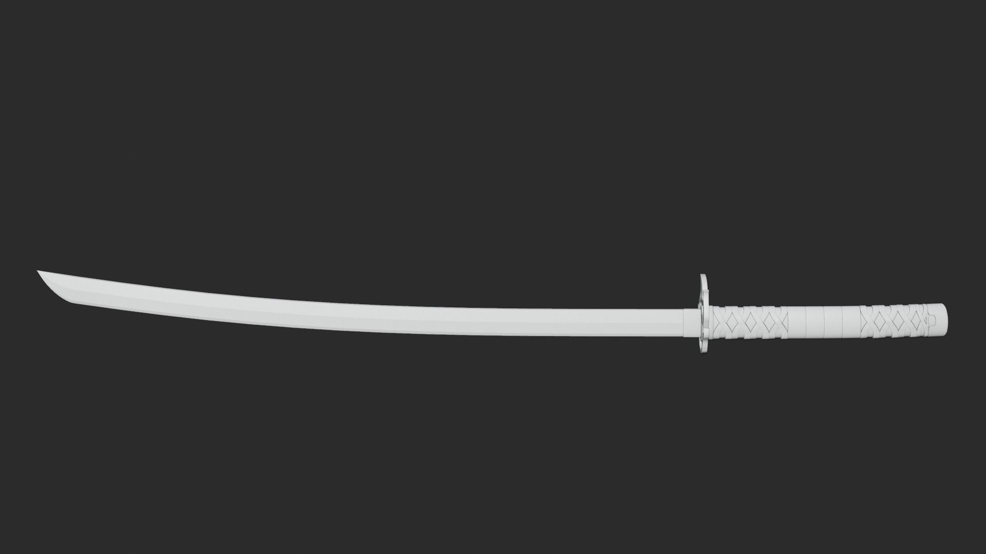 Tanjiro New Sword - Demon Slayer kimetsu no yaiba Low-poly 3D print model_1