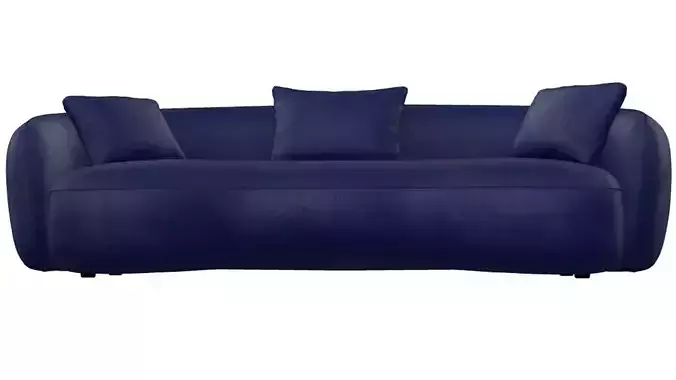 Blue Velvet Sofa
