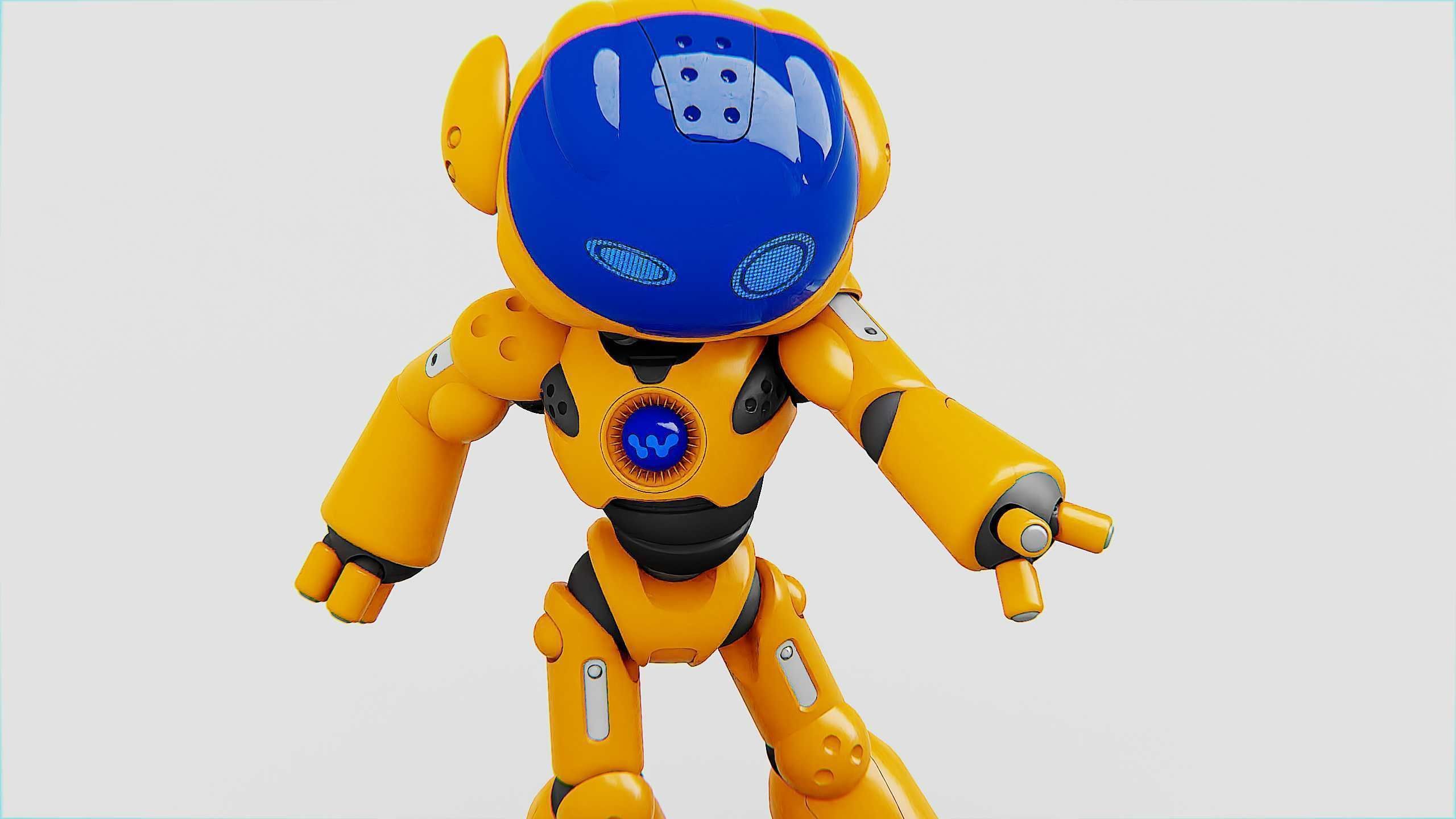 UTILITY BOT LORA Rigged for Unreal Engine - Unity - MIXAMO  3D model_28