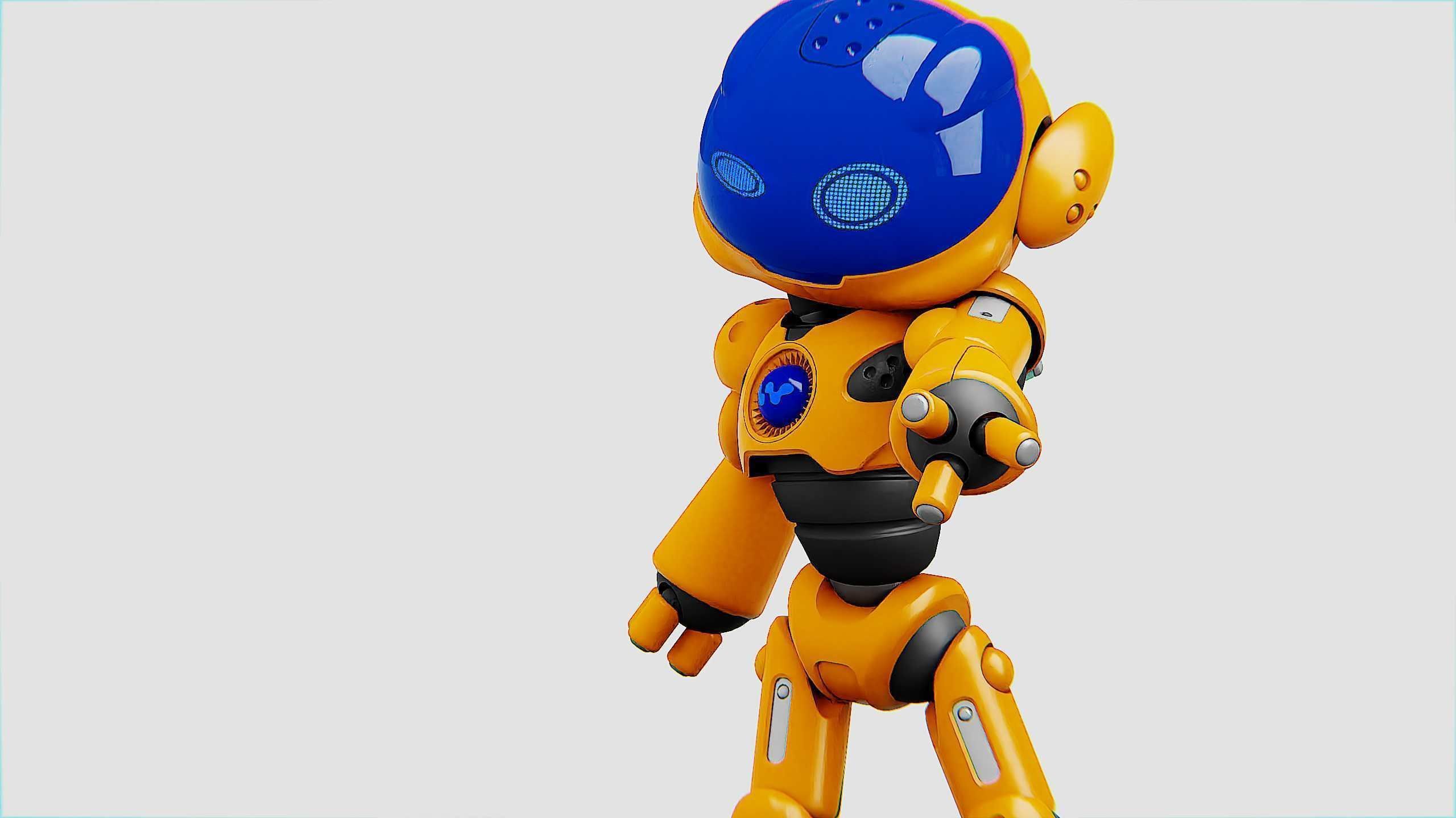 UTILITY BOT LORA Rigged for Unreal Engine - Unity - MIXAMO  3D model_21