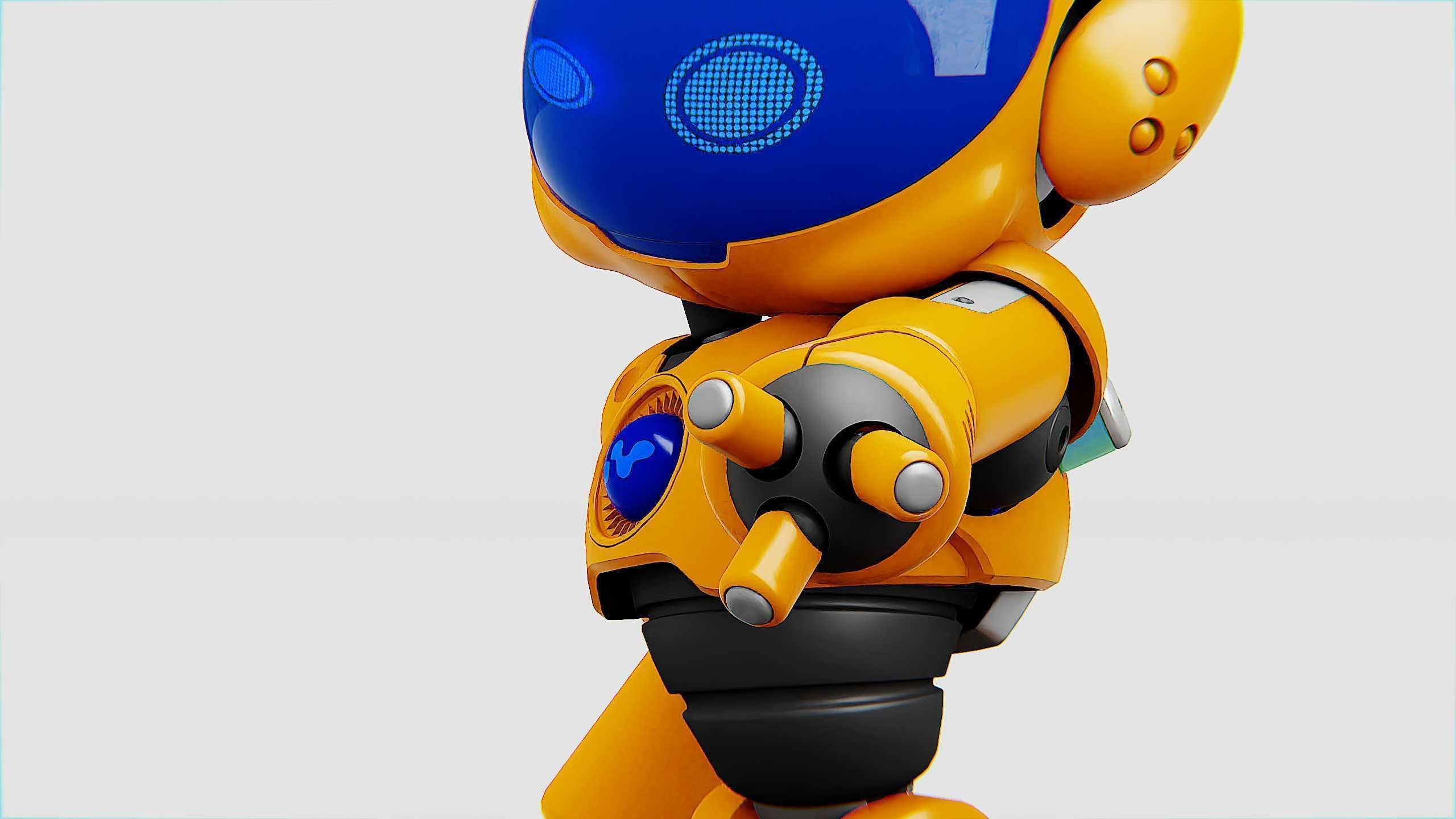 UTILITY BOT LORA Rigged for Unreal Engine - Unity - MIXAMO  3D model_25