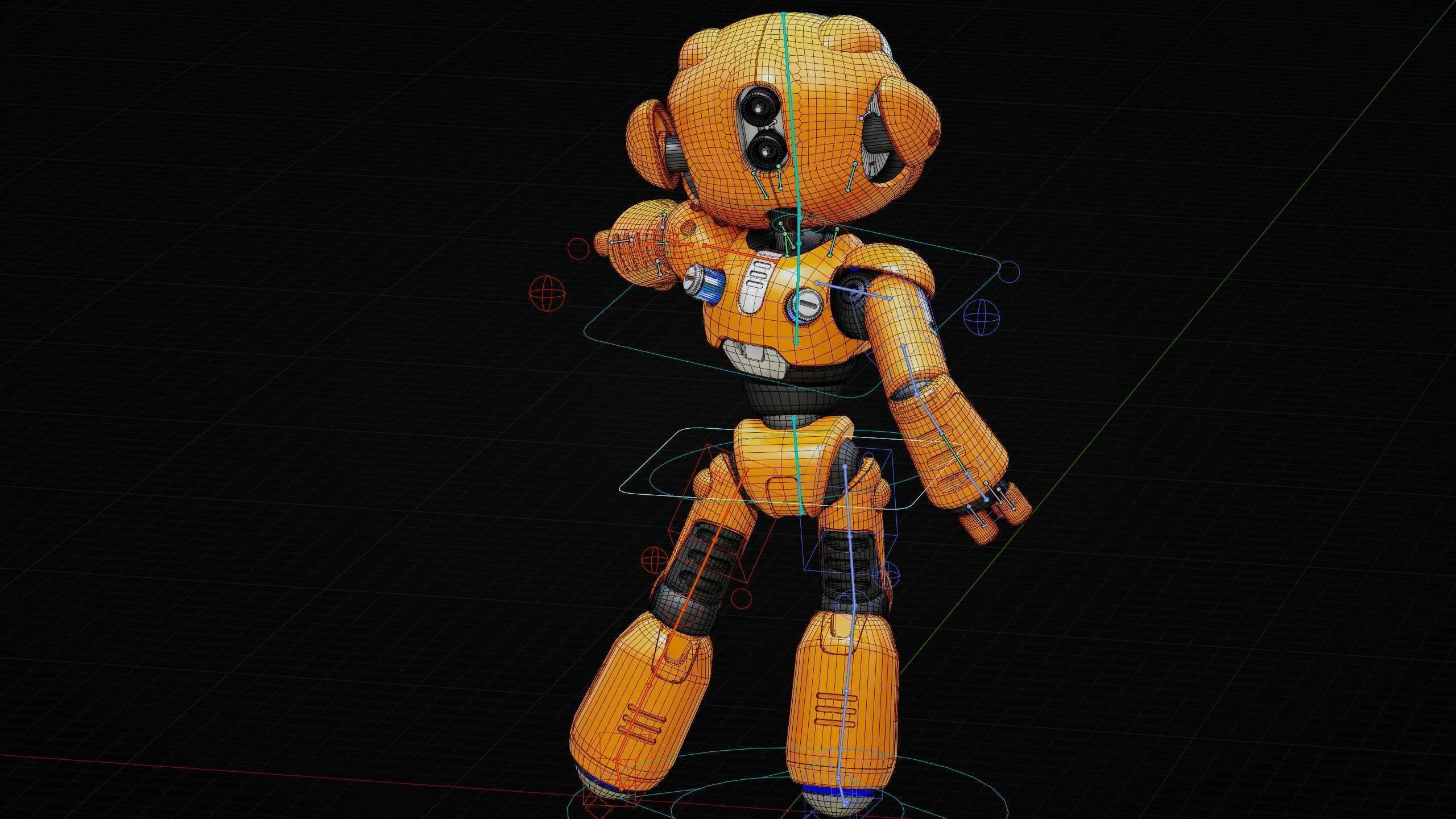 UTILITY BOT LORA Rigged for Unreal Engine - Unity - MIXAMO  3D model_38