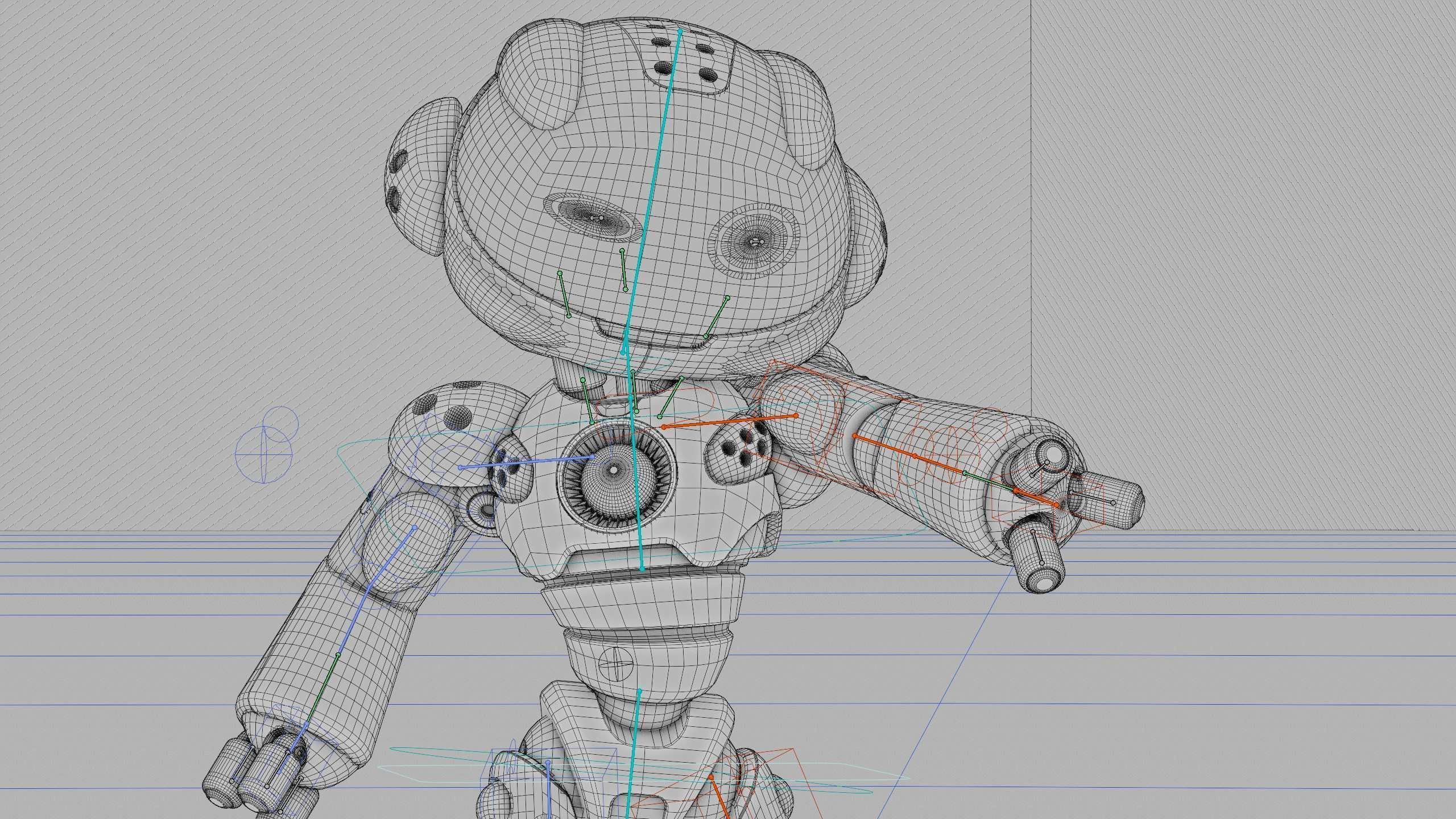 UTILITY BOT LORA Rigged for Unreal Engine - Unity - MIXAMO  3D model_42