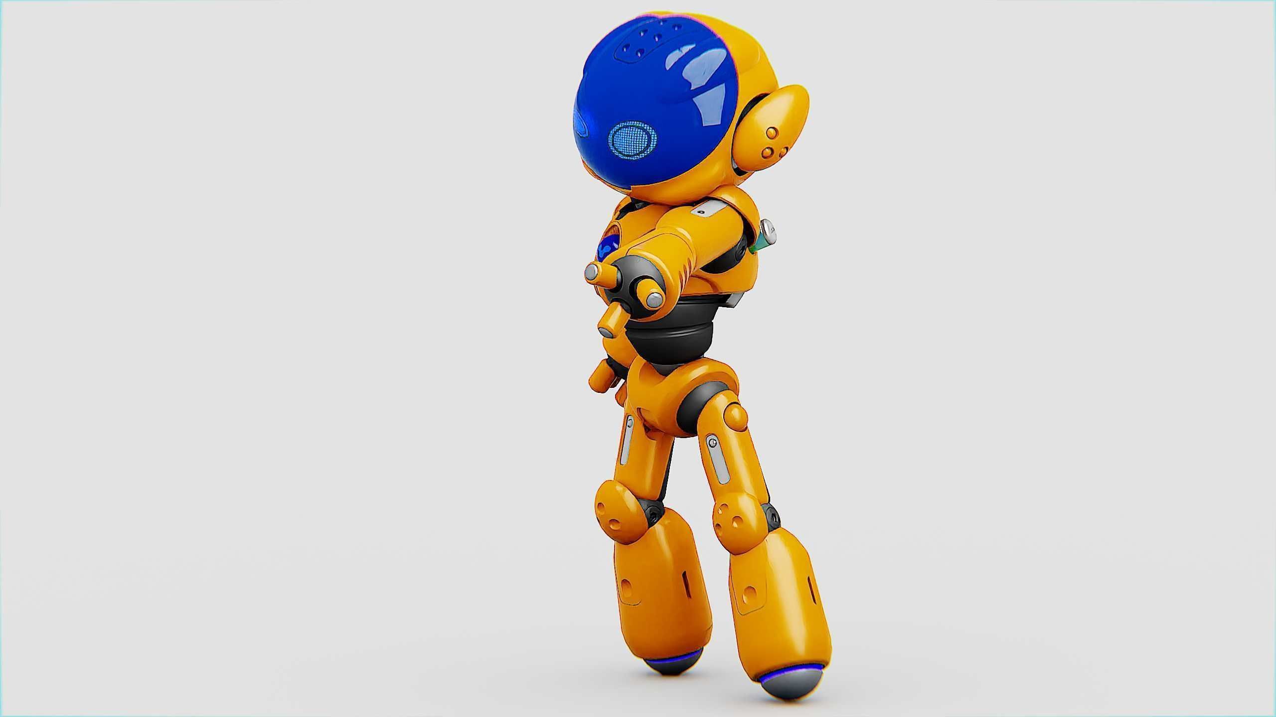 UTILITY BOT LORA Rigged for Unreal Engine - Unity - MIXAMO  3D model_3