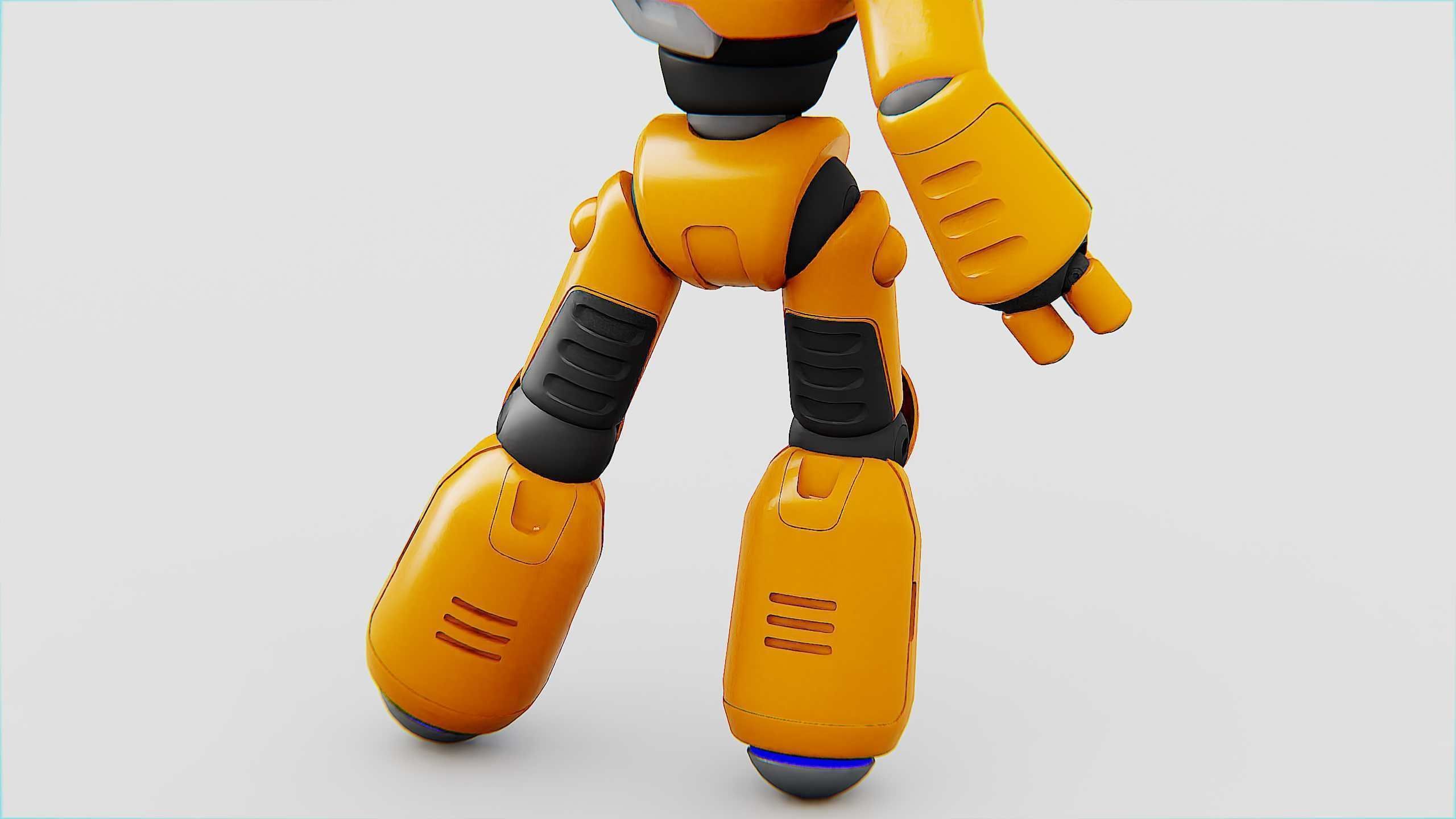 UTILITY BOT LORA Rigged for Unreal Engine - Unity - MIXAMO  3D model_26