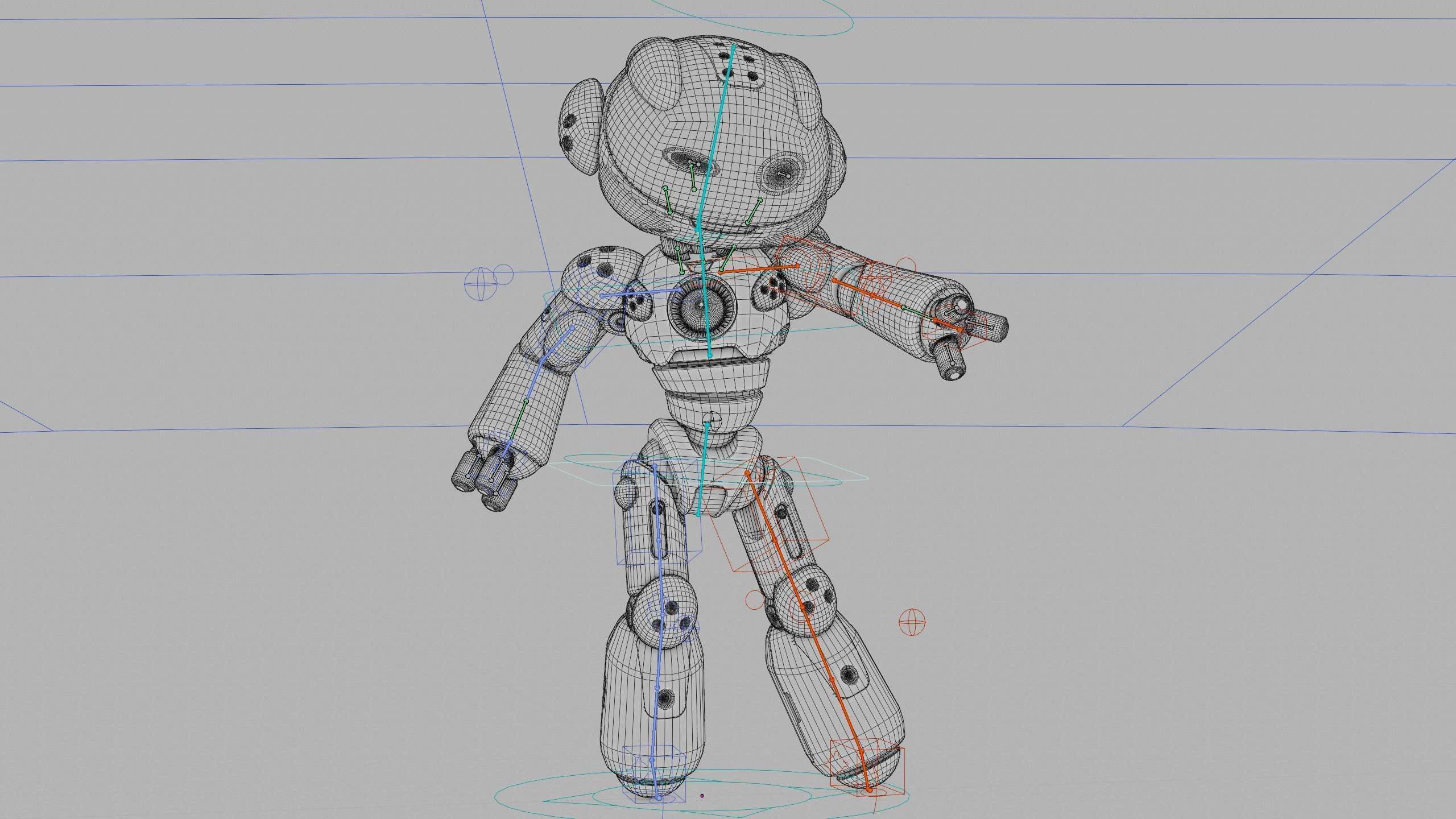 UTILITY BOT LORA Rigged for Unreal Engine - Unity - MIXAMO  3D model_40