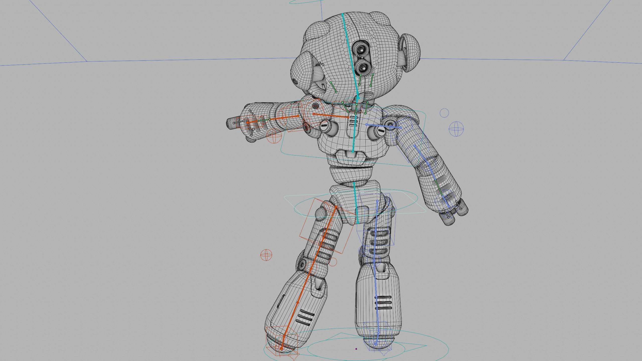 UTILITY BOT LORA Rigged for Unreal Engine - Unity - MIXAMO  3D model_41