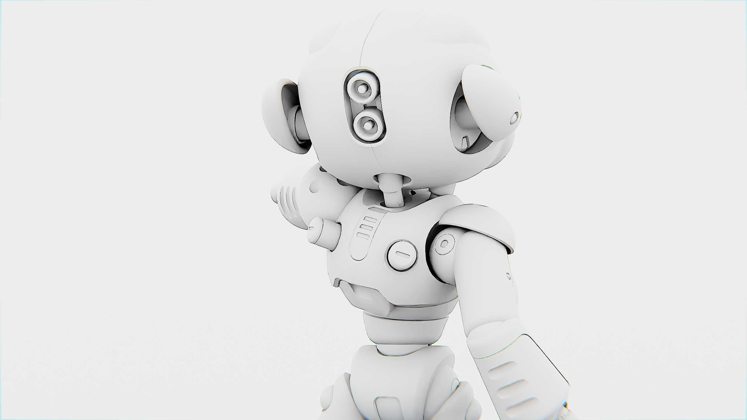UTILITY BOT LORA Rigged for Unreal Engine - Unity - MIXAMO  3D model_35