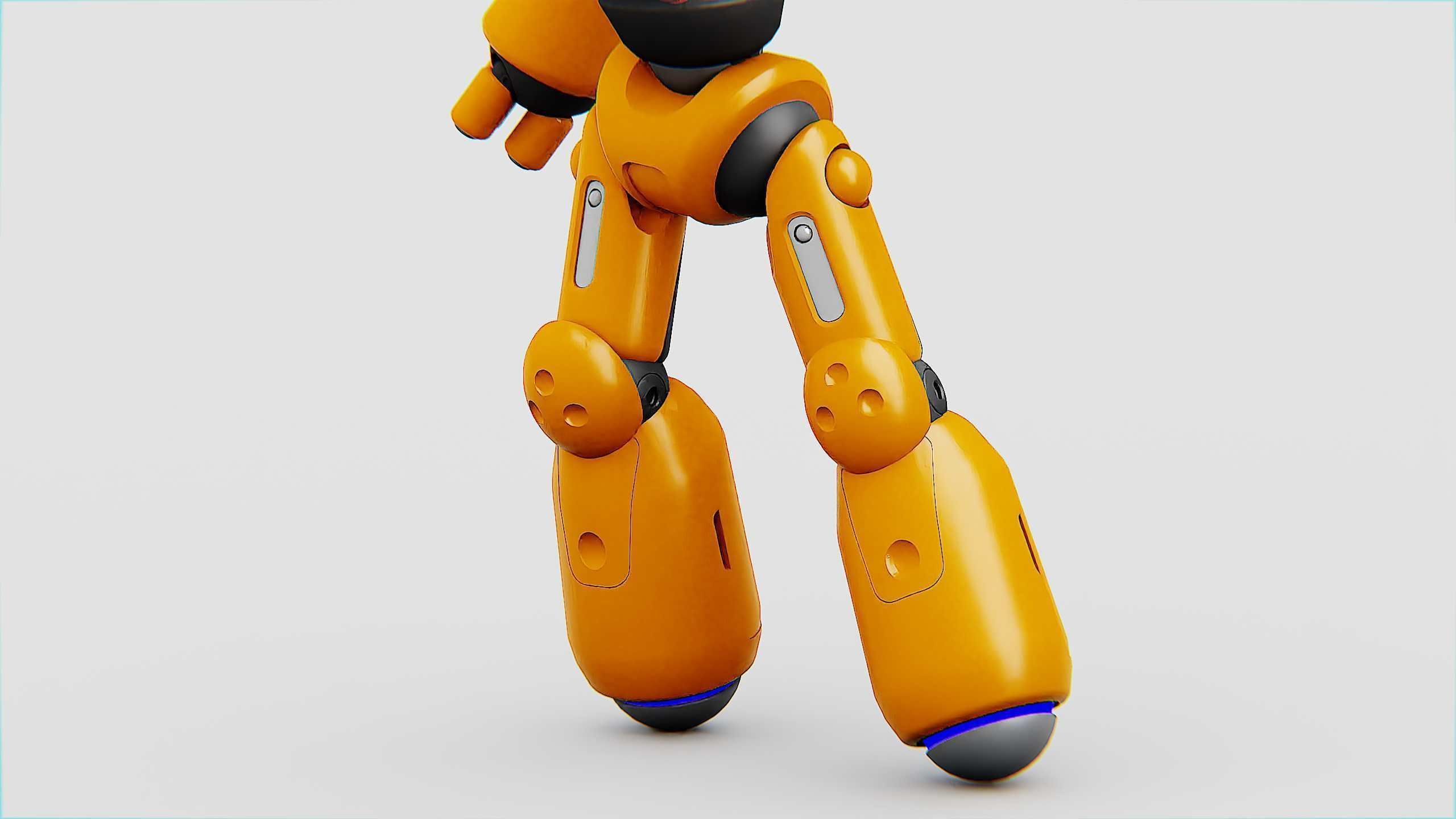 UTILITY BOT LORA Rigged for Unreal Engine - Unity - MIXAMO  3D model_27