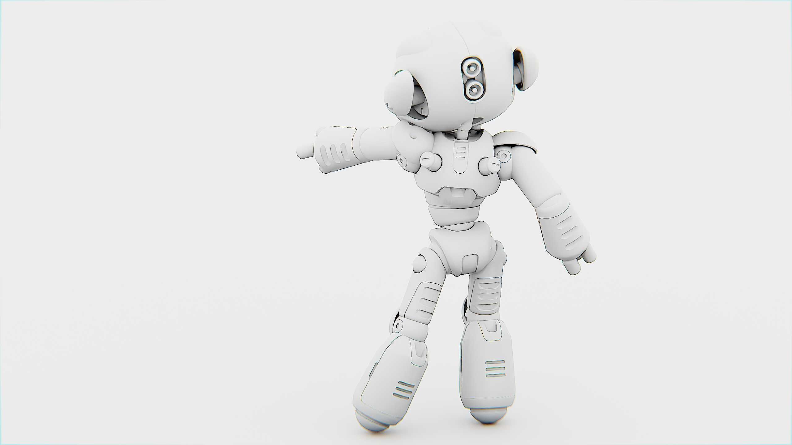 UTILITY BOT LORA Rigged for Unreal Engine - Unity - MIXAMO  3D model_33