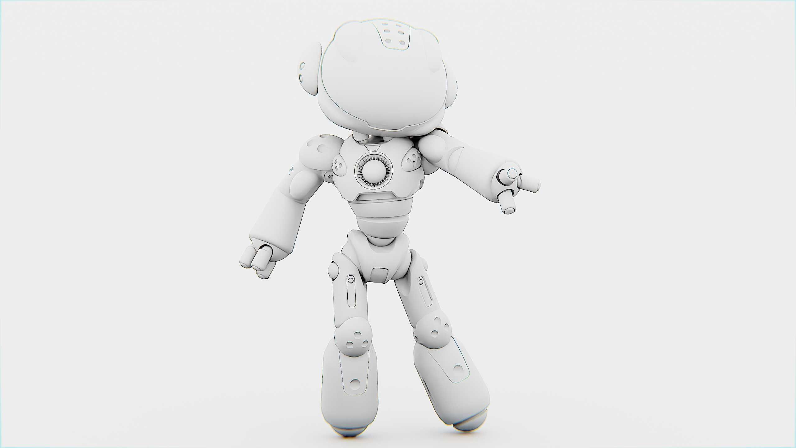 UTILITY BOT LORA Rigged for Unreal Engine - Unity - MIXAMO  3D model_32