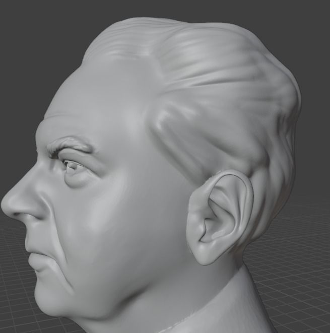Rudolf Carnap 3D print model_14