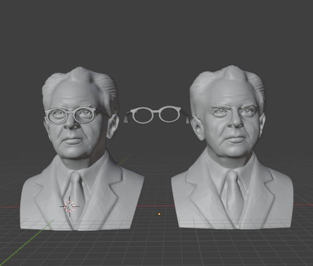 Rudolf Carnap 3D print model_16