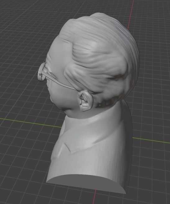 Rudolf Carnap 3D print model_3