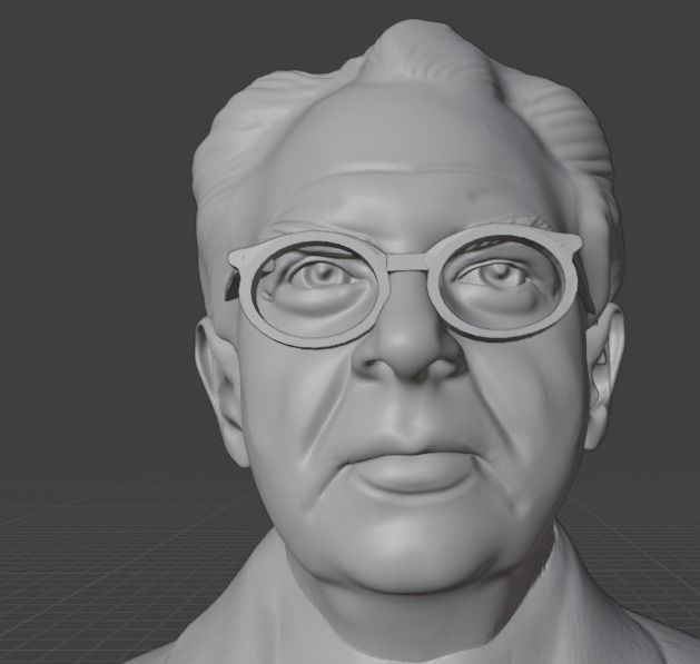Rudolf Carnap 3D print model_8