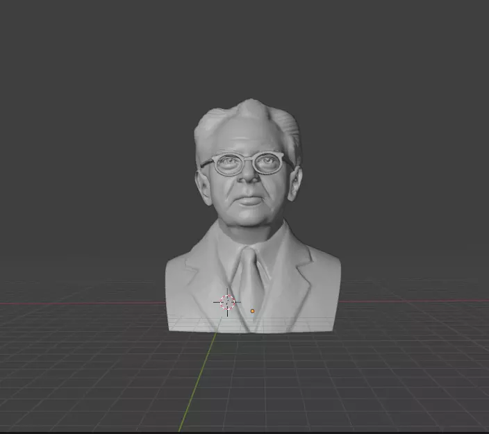 Rudolf Carnap 3D print model_0