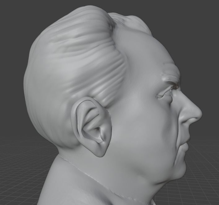 Rudolf Carnap 3D print model_13