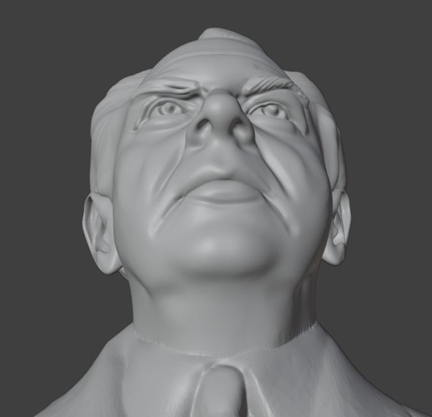 Rudolf Carnap 3D print model_15