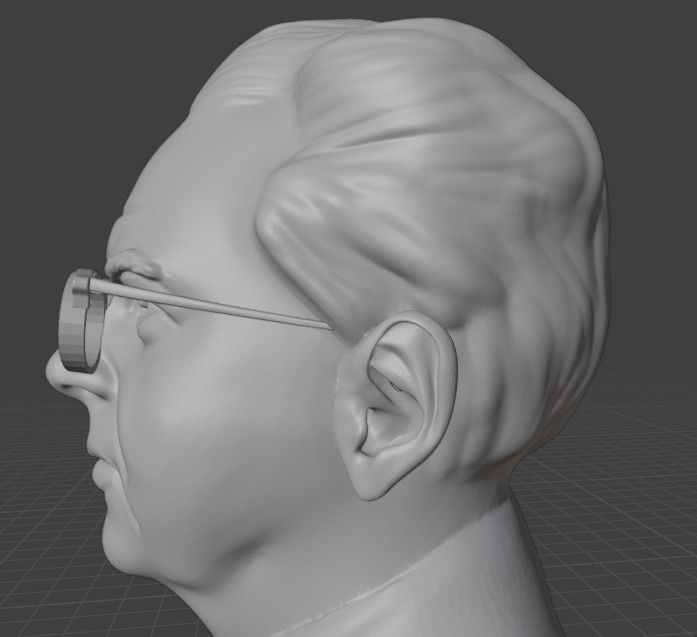 Rudolf Carnap 3D print model_9