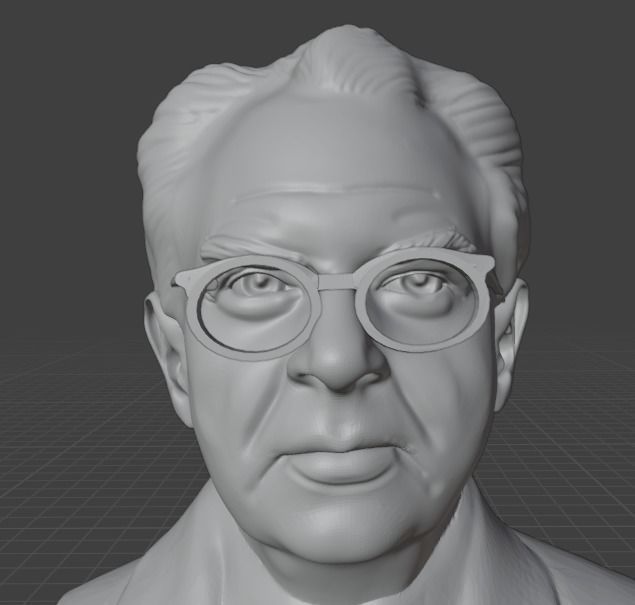 Rudolf Carnap 3D print model_2