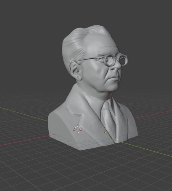 Rudolf Carnap 3D print model_21