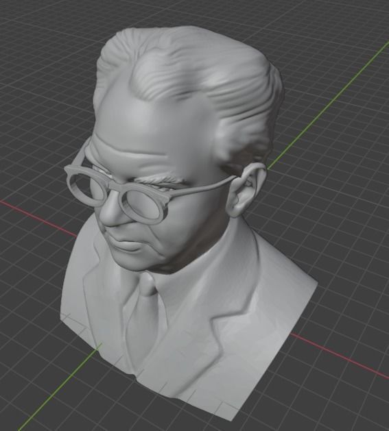 Rudolf Carnap 3D print model_5
