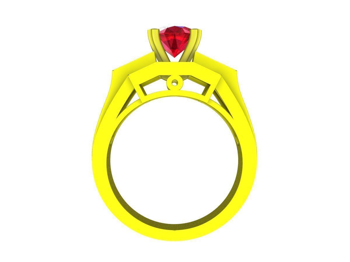 A5139 Luxury Diamond Fashion Women Ring 3D print model_3