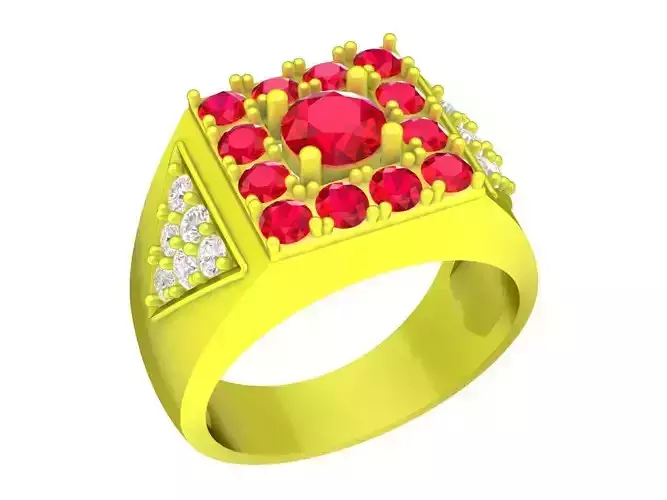 A5144 Korean Style Diamond Fashion Men Ring