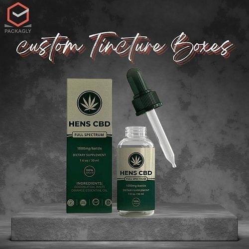 Custom Tincture Boxes 3D model