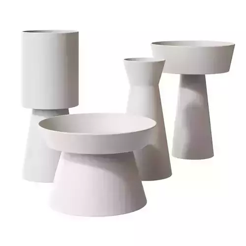 Giravolta Ceramic Vases by Adriani e Rossi Edizioni