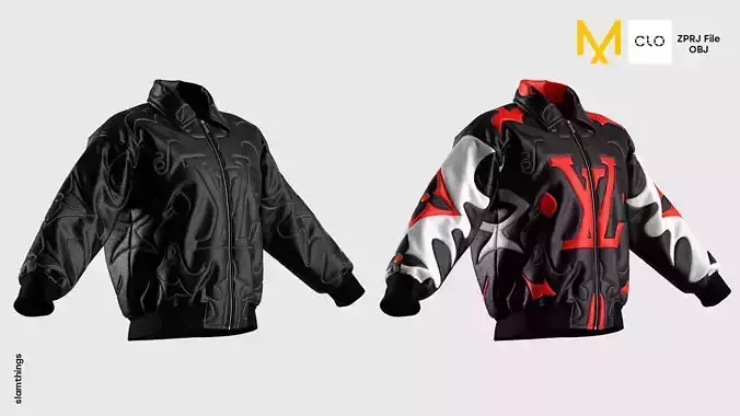 Streetwear Louis Vuitton Pharrel Williams Leather Jacket 