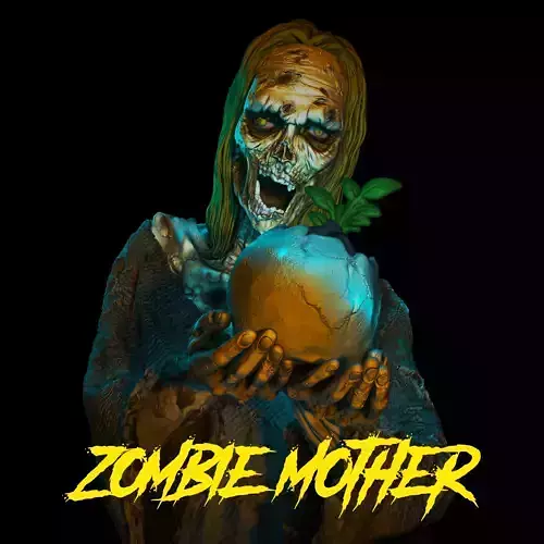  ZOMBIE MOTHER-3D PRINTABLE ZOMBIE MOTHER - 3D PRINT MODEL