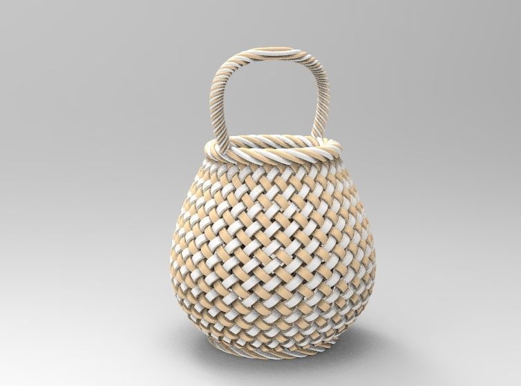 Traditional Basket-01 3D print model_68