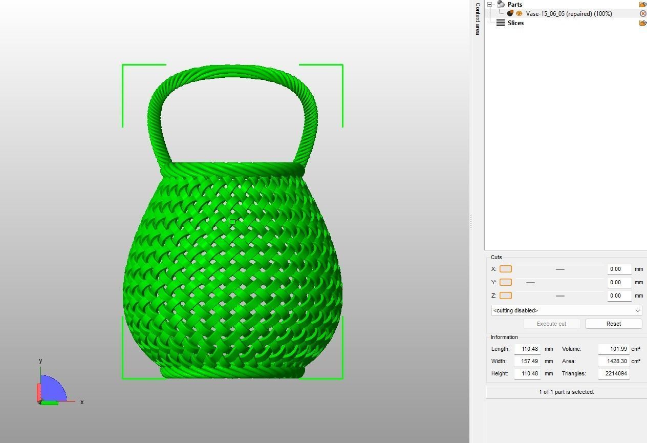 Traditional Basket-01 3D print model_1