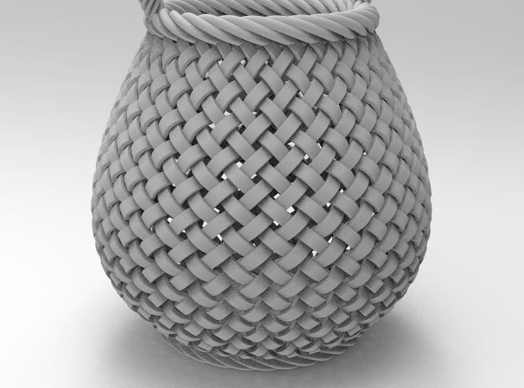 Traditional Basket-01 3D print model_66