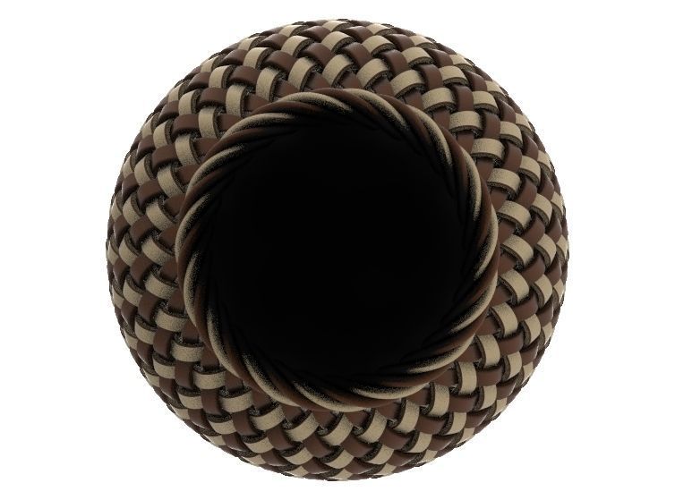 Traditional Basket-01 3D print model_77