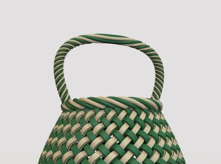 Traditional Basket-01 3D print model_6