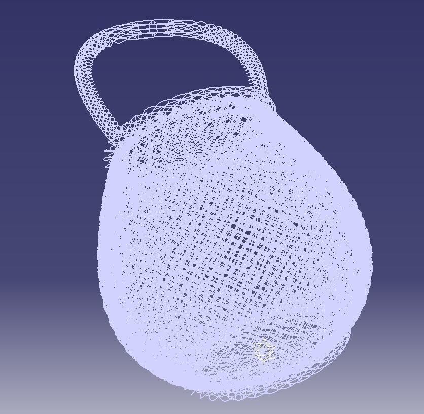 Traditional Basket-01 3D print model_19