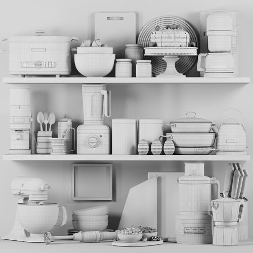 Kitchen Accessories 33 3D model 5