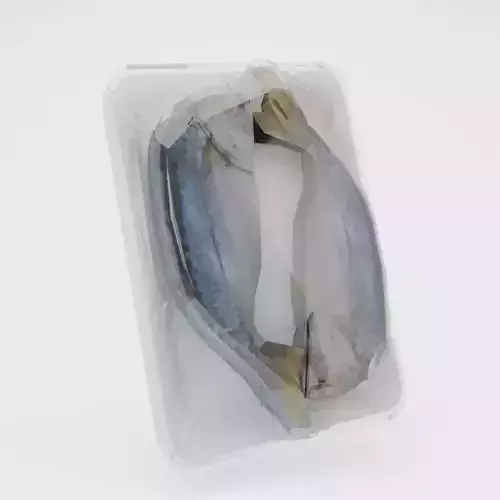 2 fresh mackerel Low-poly 3D model