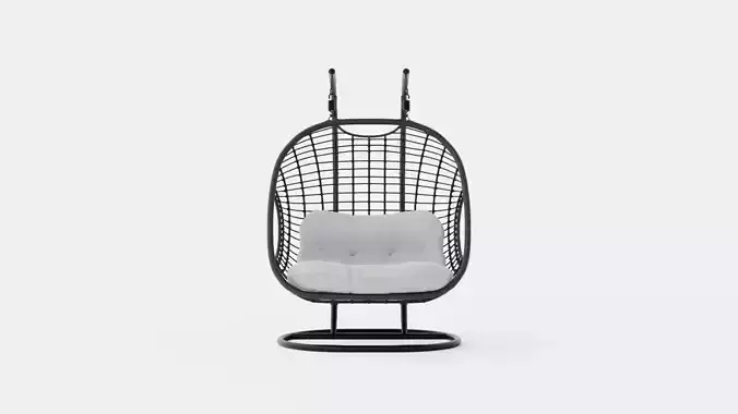 Sevilla Hanging Chair Double Low-poly 3D model