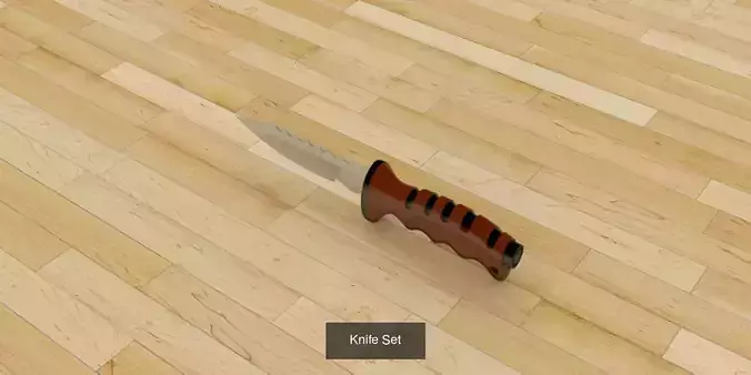Knife Series 3D Model Collection