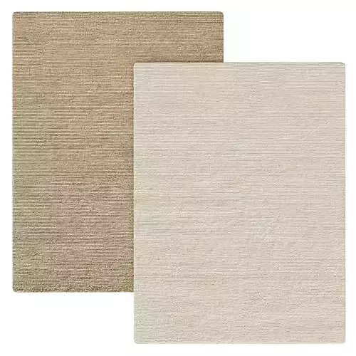 Wool rug Leon 3D model